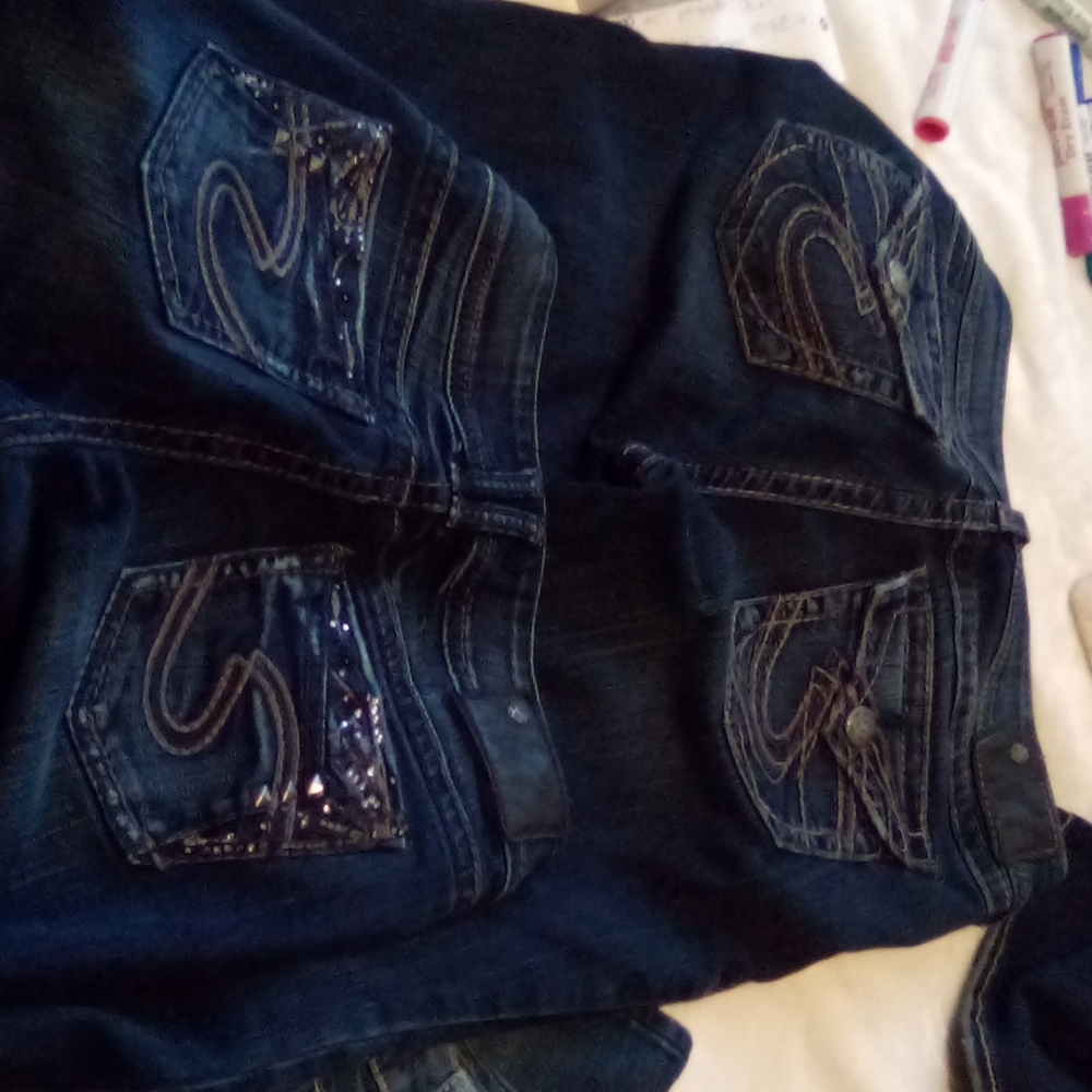 Silver jeans , size25/31,29/32, blue jeans,